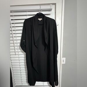 Gilli Black Open Front Cardigan